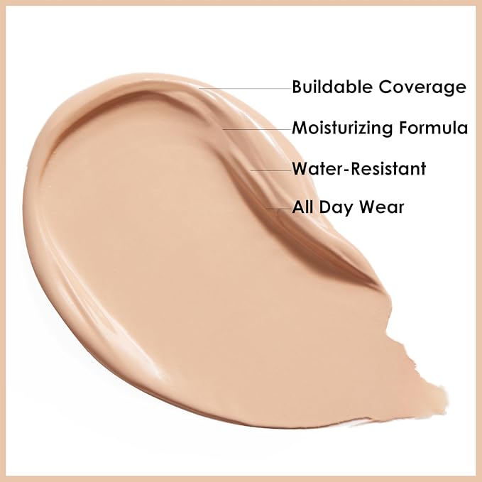 FOCALLURE FIX CORRECTOR Concealer Stick, Full Coverage Concealer Makeup, Color Corrector for Dark Circles, Including Replaceable Applicator, NE02 SHORTBREAD