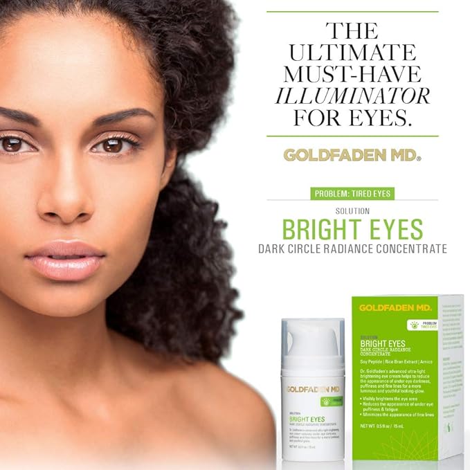 GOLDFADEN MD Duo Kit Bright Eyes and Doctors Scrub for Radiant Healthy Looking Skin