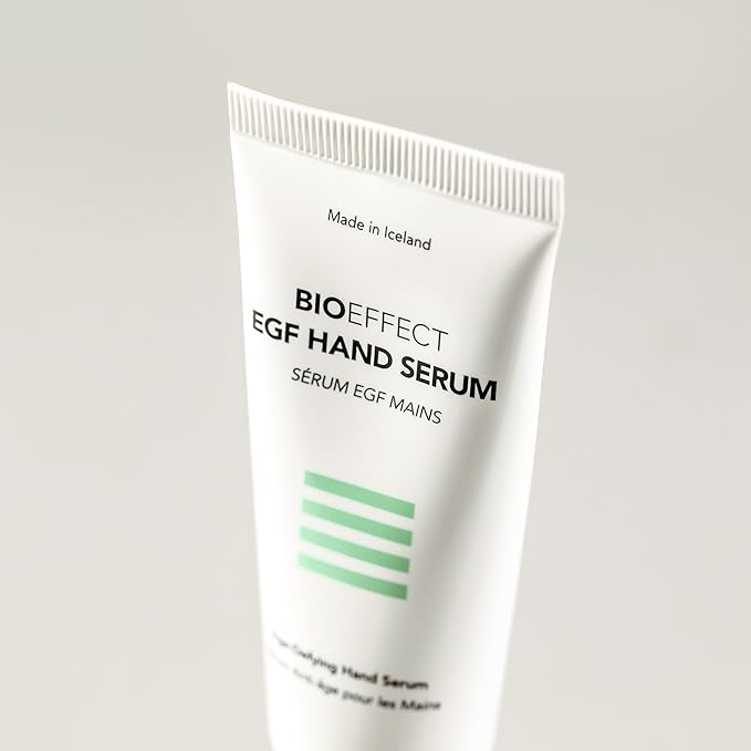 Bioeffect EGF Hand Serum, Anti-Aging Moisturizing Repair Cream, Dry Hand Lotion with Hyaluronic Acid & Brightening Niacinamide to Fight Wrinkles & Age Spots, Travel-Size