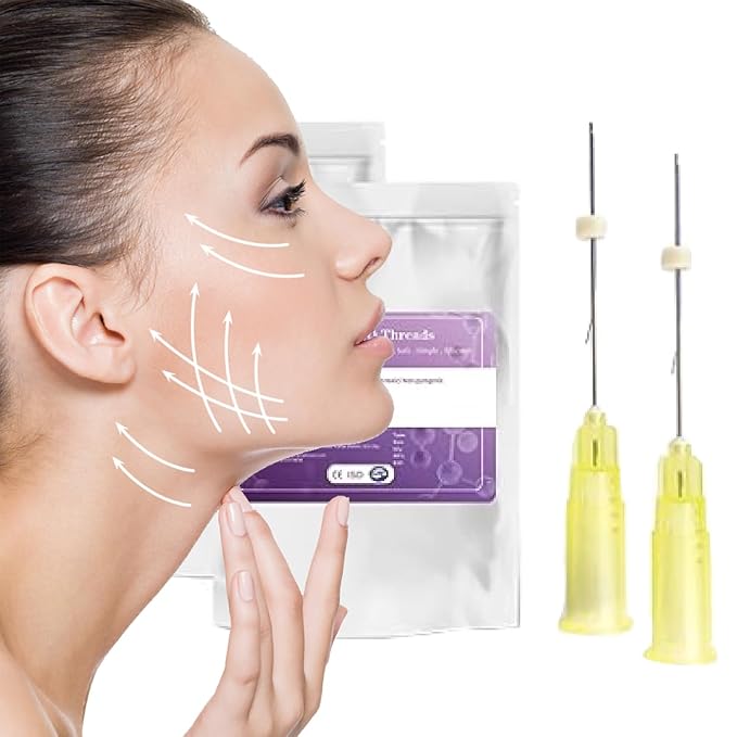 elves pdo threads eye mono - pdo thread lift eyes bullet blunt type, 30G25mm, 50 pieces