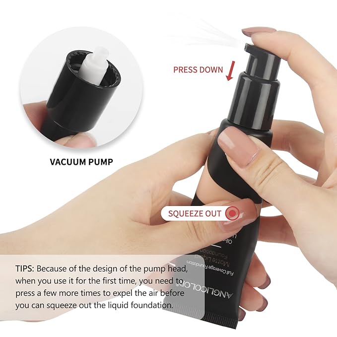 Matte Oil Control Concealer Foundation Flawless Soft Long Lasting Foundation Makeup,Waterproof Full Coverage Face Makeup Strong Concealer Foundation for Oily Acne Skin (#102 Nude)