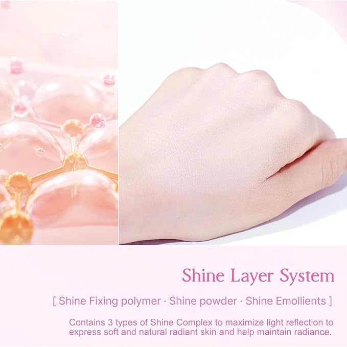 MIBA Ion Calcium Foundation Double Cushion Glow 25 g / 0.88 oz Big Cushion SEASON 3. Long Lasting Cover Effect. Moisture glow. Skin tightening relief. Smooth adhesion. (Luxury #23 Rosy Beige)