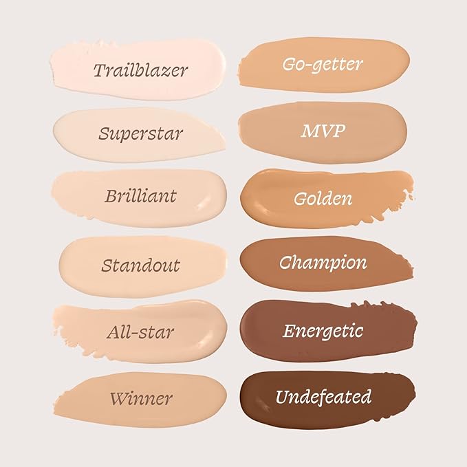 Alleyoop Game Face Concealer Makeup, Lightweight to Medium Buildable Coverage Under Eye Concealer, For Blemishes, Crease-proof and Hydrating with Smooth Second Skin Finish - Winner