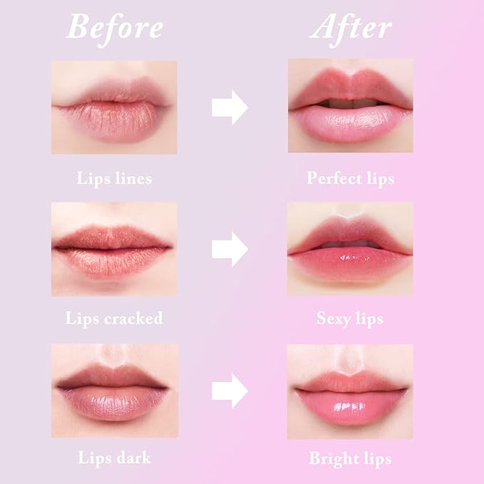 2PCS Bee Lip Balm Honey Lip Balm,Exfoliating Honey Pot Lip Balm Sleeping Lip Mask with Brush, Hydrating & Prevention Dry and Cracked, Lip Scrubs Exfoliator & Moisturizer