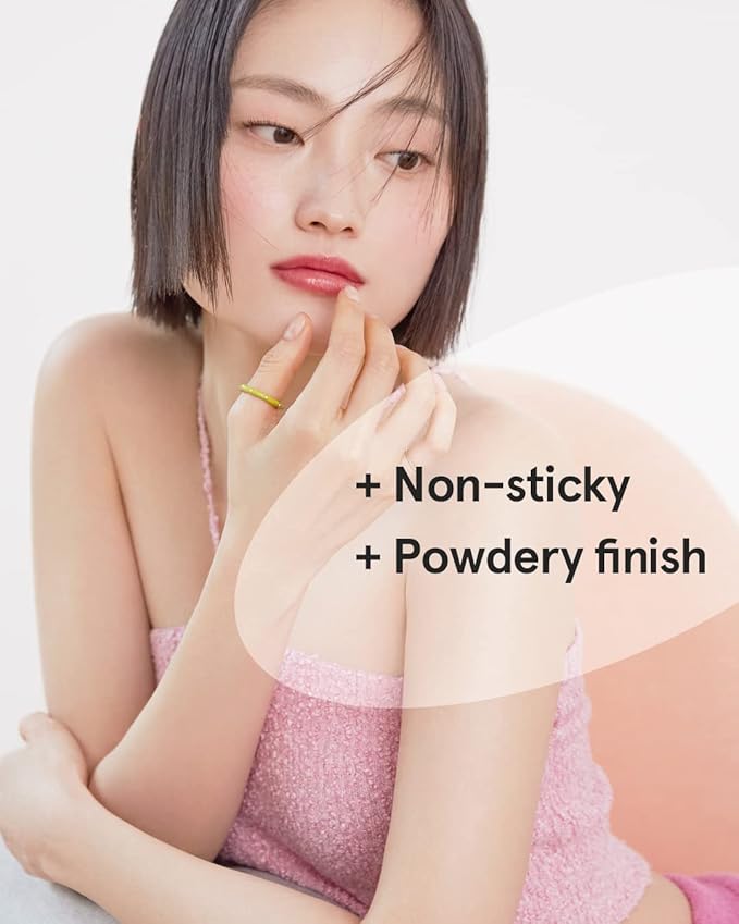 ATHÉ Authentic Airy Lip Balm 05 &JOY, Korean Vegan Color Lip Blam, Flake-Free Slim Fit Lips, Silky Powdery Finish & Air-like Blurring with Vibrant Colors, 0.11oz.