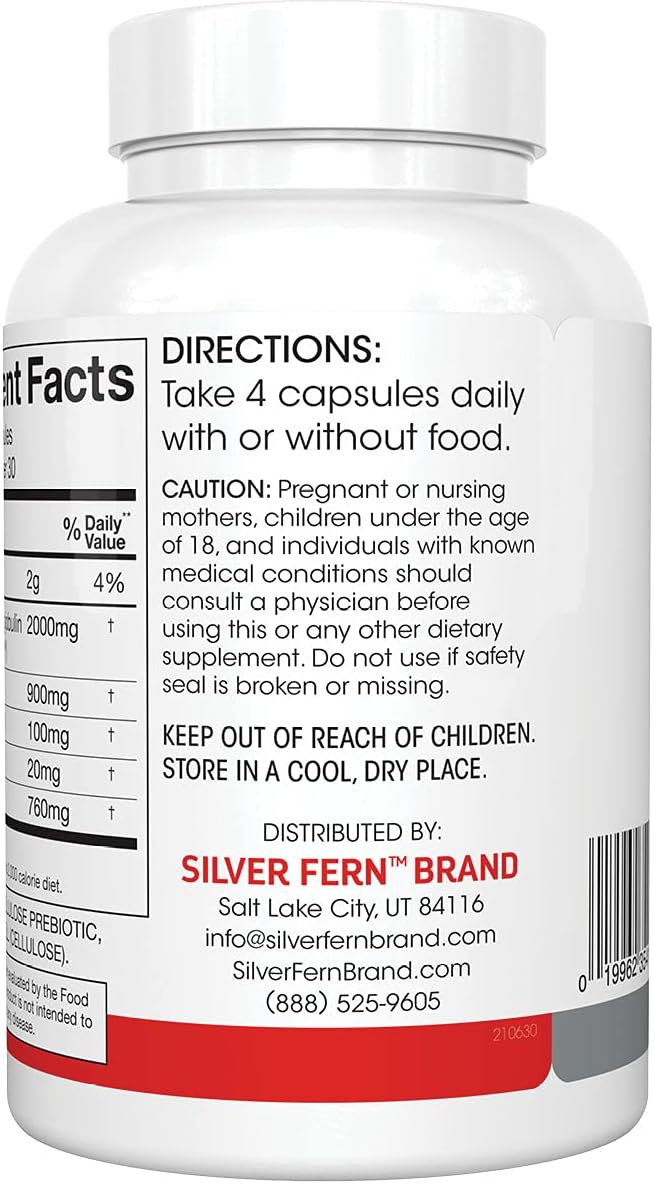 Silver Fern Cleanse - Daily Gut - 1 Bottle - 120 Capsules - 30 Day Supply - Immunoglobulin G, A & M -(IgG, IGA, IgM) - Postbiotic