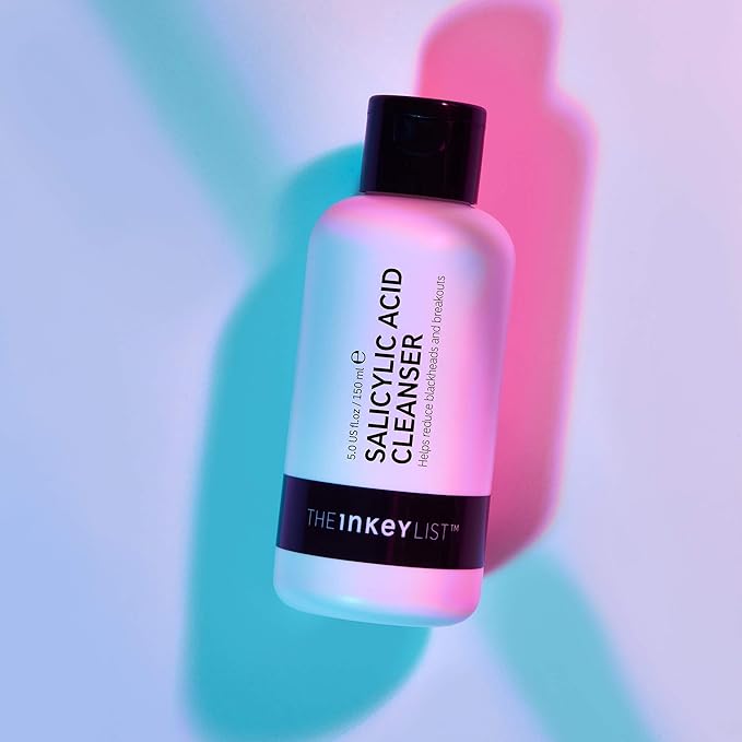 The INKEY List Salicylic Acid Cleanser, Face Wash for Blemishes, Blackheads, Oily Skin and Breakouts, Non-Drying Facial Cleanser Safe for All Skin Types, 5.0 fl oz (Pack of 2)