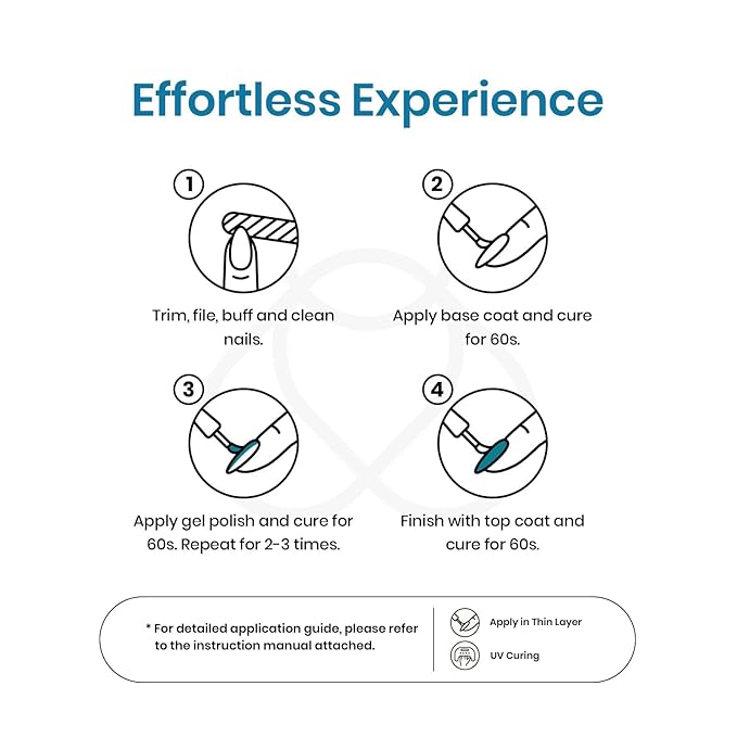 Beetles Blue Gel Nail Polish Set, 6 Colors Glitter Pearl Gel Polish Mermaid Treasures Nail Art Design Soak off Uv Led Nail Lamp