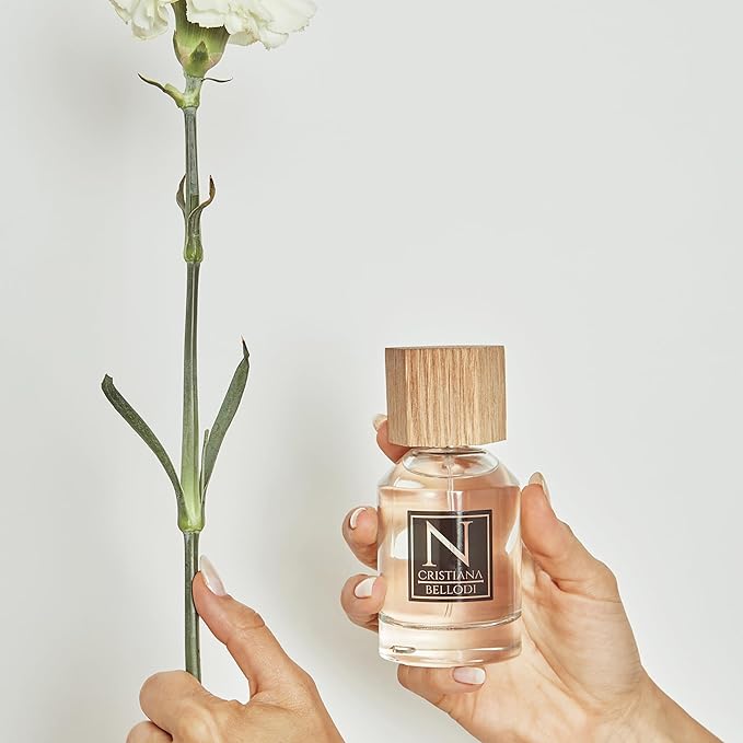 N for Unisex - Perfume for Women & Men - Long Lasting Cologne from Italy - Floral Amber Fragrance with Bergamot, Rose, Oud, Musk, and Vetiver Notes - Eau de Parfum - 3.4 oz EDP Spray