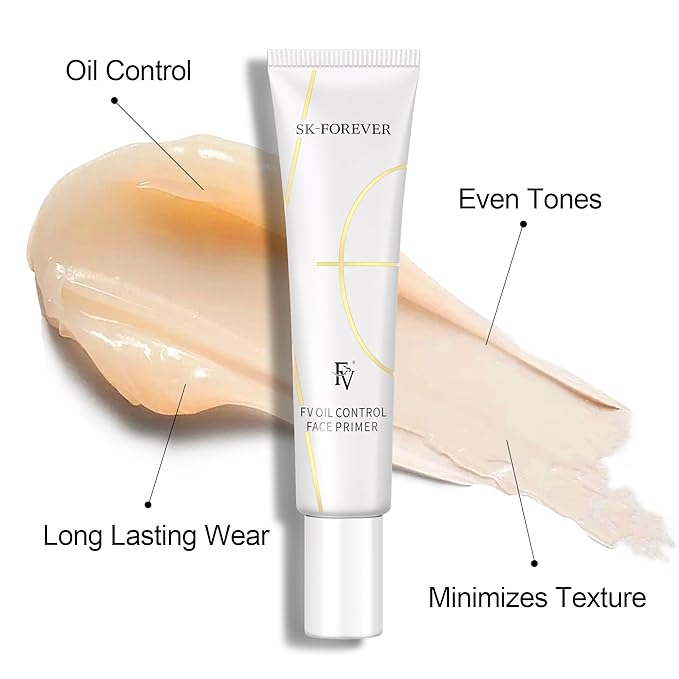 FV Oil-Control Primer, Long-Lasting Hydrating Formula with Matte Finish for Daily Use, Pore-Minimizing, Smooth Texture for Oily Skin (Oil Control)