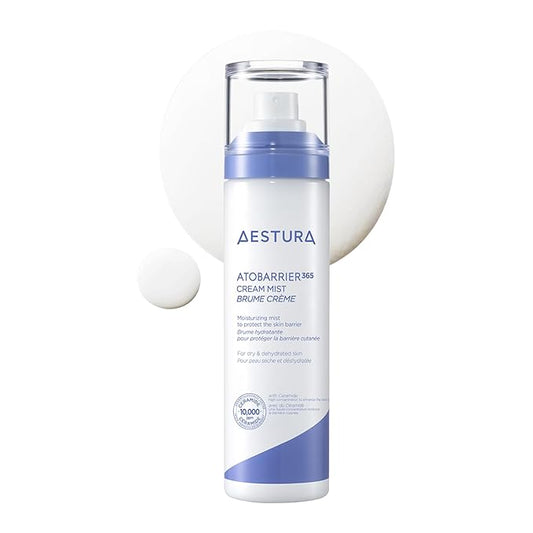 AESTURA ATOBARRIER365 Cream Mist with 10,000ppm Ceramides | Moisture Barrier Support, Ultra-Fine Moisturizing Mist, Suitable for Dry Skin, 120ML / 4.06 fl.oz.