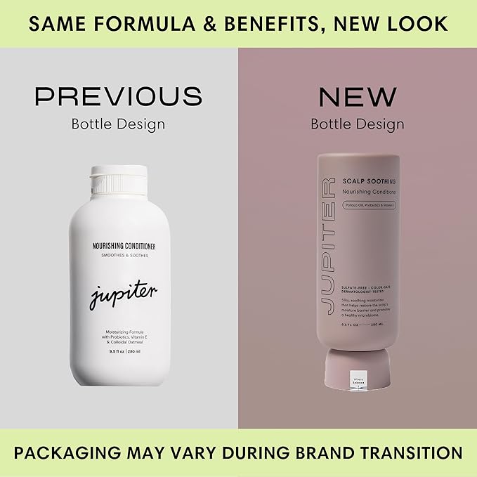 Jupiter, Physician-Formulated Scalp Balancing Conditioner for Dry, Itchy, Oily, Flaky Scalp, Sulfate-Free, Natural Fragrance, Vegan, Color-Safe, & Paraben-Free Conditioner for Women & Men