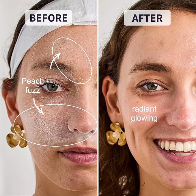 Face Razors for Women, Dermaplane Razor for Women Face, Eyebrow Razor, Dermaplaning Tool, Skin Safe Microblades, Peach Fuzz Remover (9ct, Wisteria)