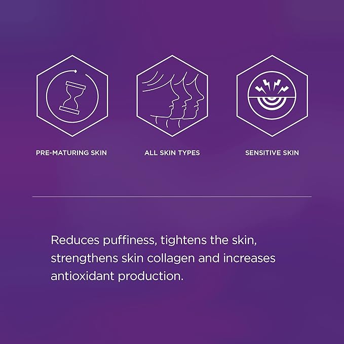 Hey Honey Open Your Eyes Lifting Eye Serum | Under Eye Cream for Dark Circles & Puffiness | Around The Eyes Hydration | Suitable For Sensitive Aging Skin | Delivers A Bright Rested look | 0.5 oz.