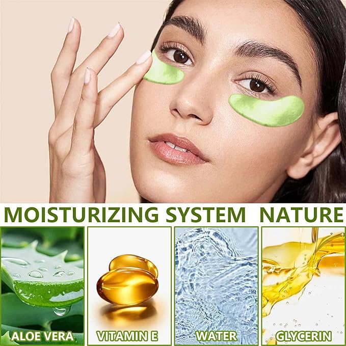30 Pairs Under Eye Masks,Moisturizing Hydrating Under Eye Patches for Puffy Eyes,Under Eye Treatment for Dark Circles Eye Bags Fine Lines,Eye Skin Care Products for Women & Man