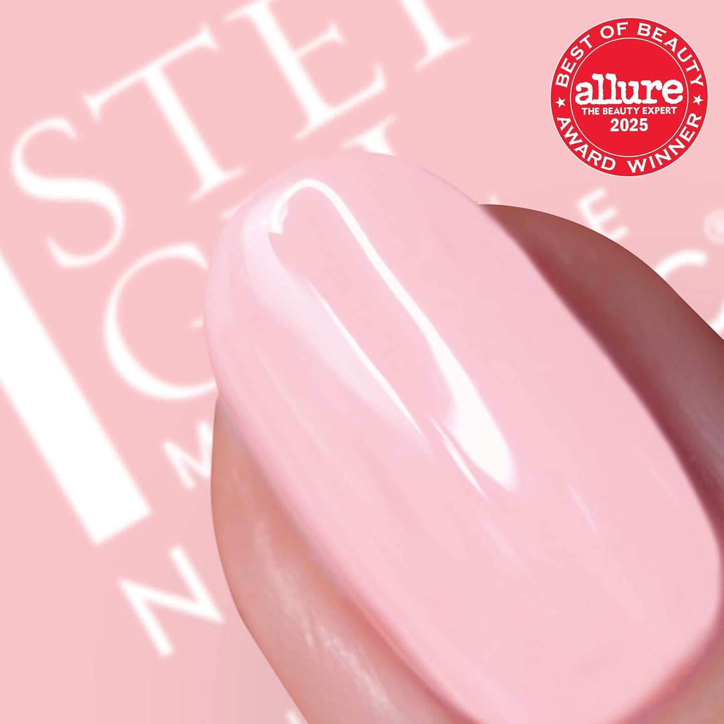 Nails Inc It's Topless Gel-Like Nail Polish, 4-in-1 Base Coat, Treatment, Color & Top Coat, Long Lasting, Strong, Chip Free Nails, Glossy Salon Quality Manicure, Air Dry, Sabrina, 0.47 Fl Oz