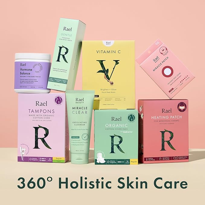 Rael Blackhead Remover, Miracle Clear Clay Mask, Exfoliating Face Wash, Pore Minimizer, Gentle and Hydrating, with Tea Tree, Vegan, Korean Skin Care (3.3 fl oz)