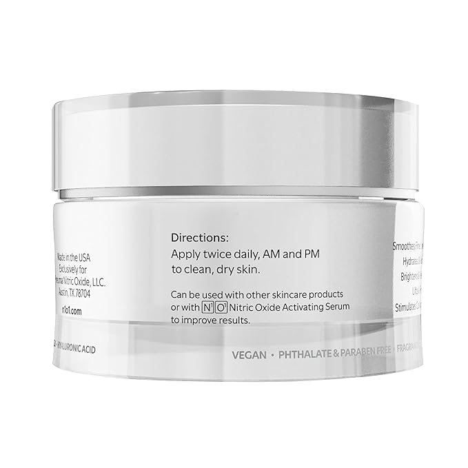 Moisturizer Face Cream - Day & Night Face Moisturizer with Nitric Oxide, Peptide Complex, Epidermal Growth Factor - Tightening & Firming Skin Care Products for Wrinkles, Dark Spots - 1.75 oz.