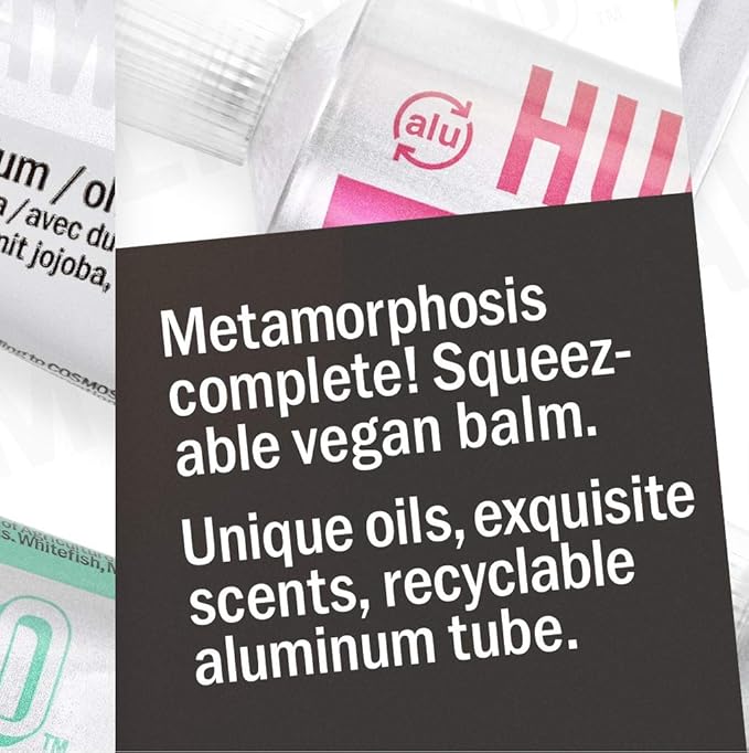 Hurraw! Balmtoo Squeezable Balm, Sandalwood Fir: Thick, ultra-moisturizing. Anywhere application. Body, face, lips, neck, fingers, toes. 1 tube = 7 sticks of lip balm. Natural, Organic. Made in USA