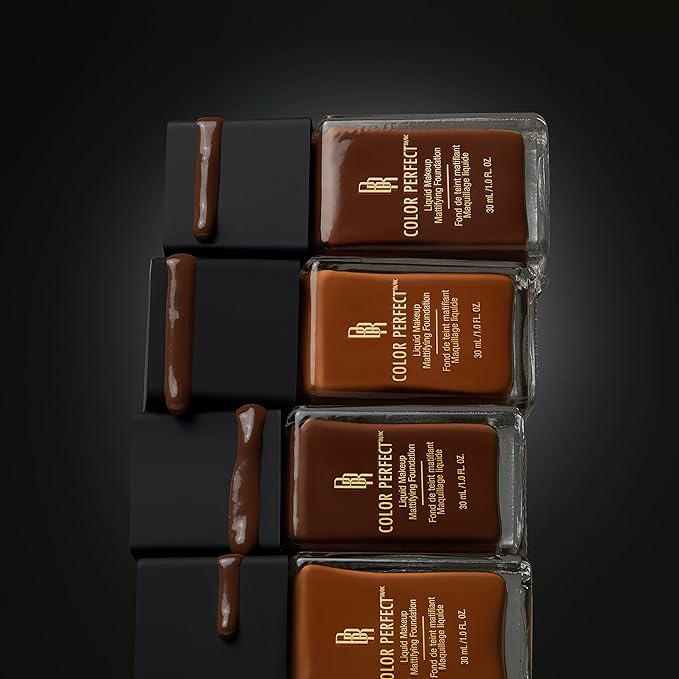 Black Radiance Color Perfect Liquid Full Coverage Foundation Makeup, Espresso, 1 Fluid Ounce