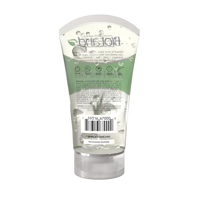 Aloe Vera Gel – Daily Multi-Purpose Hydrating Gel – Sunburn Relief and Soothing Moisturizer for Face and Body – All Skin Types – 10.14 fl oz (300mL)