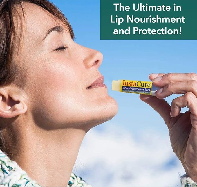 InstaCure Original Nose Balm With Raw Manuka Honey Vitamin E Shea Butter Aloe Vera Oil And Vanilla Mint Ultra-Moisturizing Max Repair/Protective Lip Balm - Fast Relief for Dry Nose & Soreness (3 Pack)