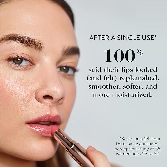 goop Beauty Tinted Lip Balm - Moisturizing, Soothing, Hydrating Lip Balm for Chapped, Cracked & Dry Lips, Nude-Pink Color, 0.16 oz