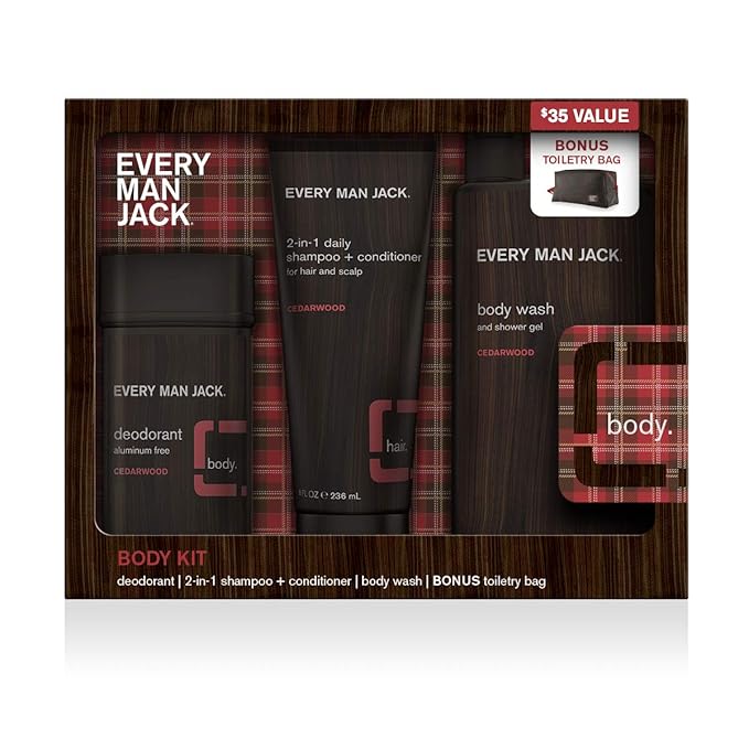 Every Man Jack Body Kit, Cedarwood