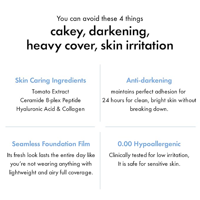 Amuse SEOUL Ceramic Skin Perfector Cushion Foundation Refill | Long-lasting, Lightweight, Semi-matte, Flawless Coverage, Hypoallergenic, Korean Beauty, Vegan(15g / 0.52 oz.) ([Refill] 02 HEALTHY)