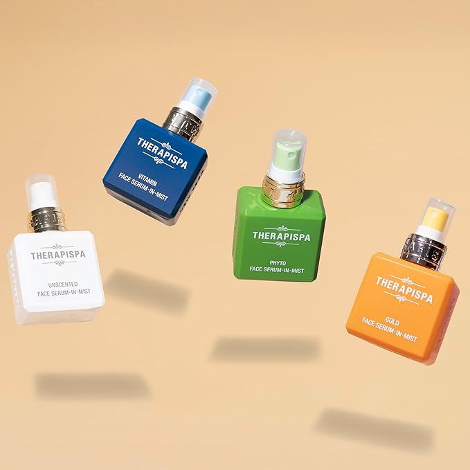 Face Serum-In-Mist – Hydrating Face Mist & Spray Serum with Niacinamide, Panthenol & Hyaluronic Acid for Firming, Radiant Glow & Youthful Skin (Gold, 2.0 fl oz)