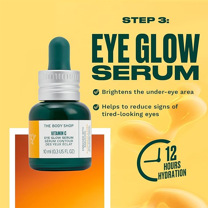 The Body Shop Vitamin C Eye Glow Serum - Illuminating And Brightening For Eye - 0.3 Fl Oz