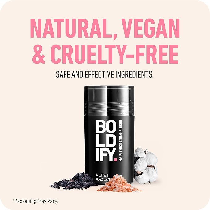 BOLDIFY Hair Fibers (56.5g) - Fill In Thinning and Fine Hair for an Instantly Fuller, Thicker Look - 14 Shades for Women & Men - Light Blonde