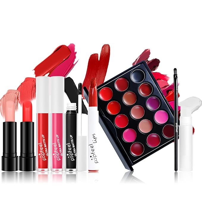 All in One Makeup Kit for Women Full Kit Girls Makeup Gift Sets Xmas Essential Bundle Include Eyeshadow Palette Lipstick Blush Concealer Eyeliner Mascara Foundation Brush Eyebrow Pencil