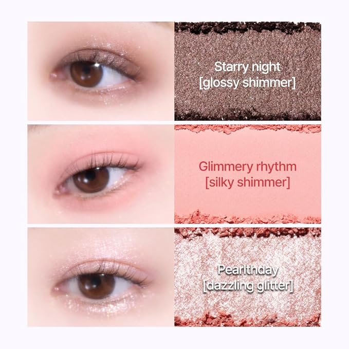 Espoir Real Eye Palette All New #4 Chandelier 0.17 oz | Multi-Use Long-Lasting Blendable 8 Colors Natural Glitter Soft veil matte Makeup Eyeshadow Palette for Various Makeup Looks | Korean Makeup