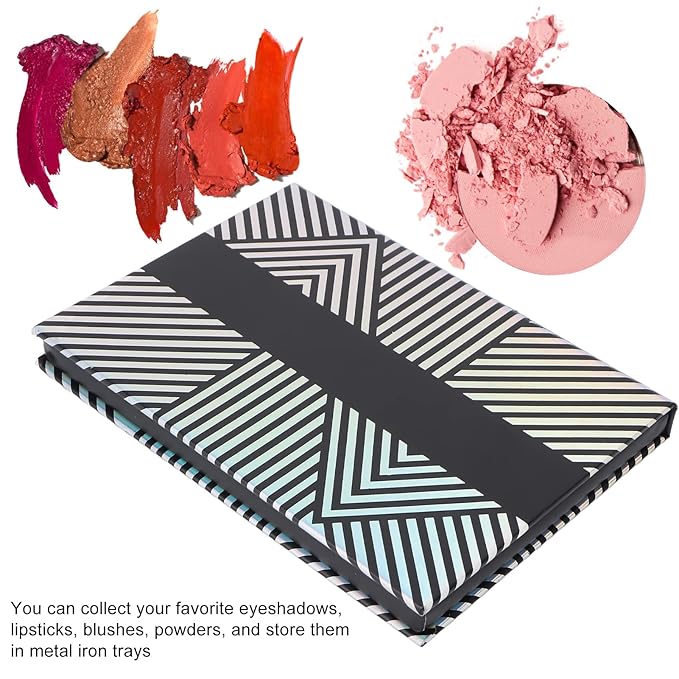 Empty Magnetic Eyeshadow, Makeup Palette Concealer Makeup Case with Mirror for Lipstick Blush Powder, Upgraded Shadow Palette Makeup Storage Extra Large Empty Pallete