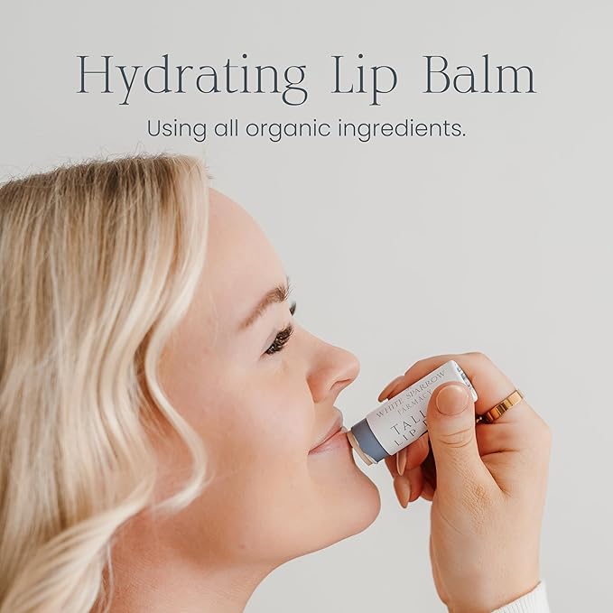 Organic Tallow Lip Balm (Unscented) from Grass Fed Cows. Super hydrating with Tallow, Olive Oil, Honey, and Beeswax. Sustainable Cardboard Tubes & Hand Filled. Jumbo Size 0.5 oz.