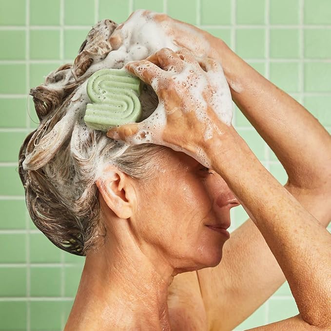 Kitsch Tea Tree & Mint Shampoo Bar - Anti Dandruff Shampoo for Itchy Scalp and All Hair Types - Natural Hair Shampoo Bar with Mint - Vegan Hair Care, Paraben & Sulfate Free, Made in USA - 3.2oz