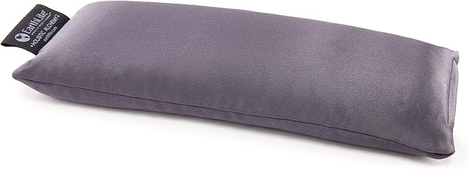 EARTHLITE Holistic Alchemy Aromatherapy Eye Pillow - 100% Silk Cover, Natural Herbs & Flax Seeds, Weighted, Cooling & Soothing
