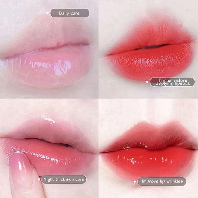 Lip Balm Hydrating, Lip Balm Lip Sleeping Mask, Lip Moisturizer For Lip Care, Lip Mask Overnight Nourishing Cracked Lips, Lip Care Products Birthday Gifts Set For Teens – 8pcs