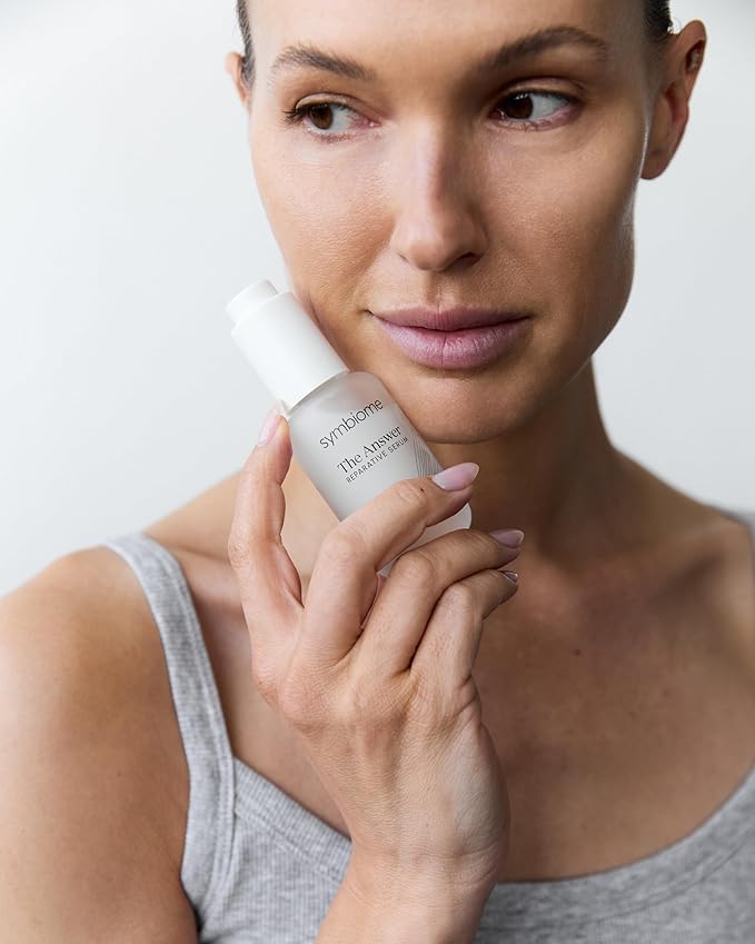 The Answer Reparative Face Serum, Collagen Enhancing Anti-Aging Serum, Stem Cell Media Blend Facial Serum, Hydrating Hyaluronic Acid Serum for Face, 30 mL