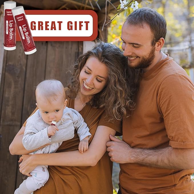 84 Pack Natural Lip Balm Bulk with Vitamin E and Coconut Oil Valentine's Day best choice- Moisturizing, Soothing, and Repairing Dry and Chapped Lips - 14 Flavors - Non-GMO