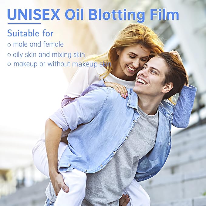 Great Absorbent Oil Blotting Sheets for Face - 10% Larger Oil Control Film 4pk/200 Makeup Friendly Blotting Paper for Oily Skin, High-Performance, Tear-proof Oil Absorbing Tissues