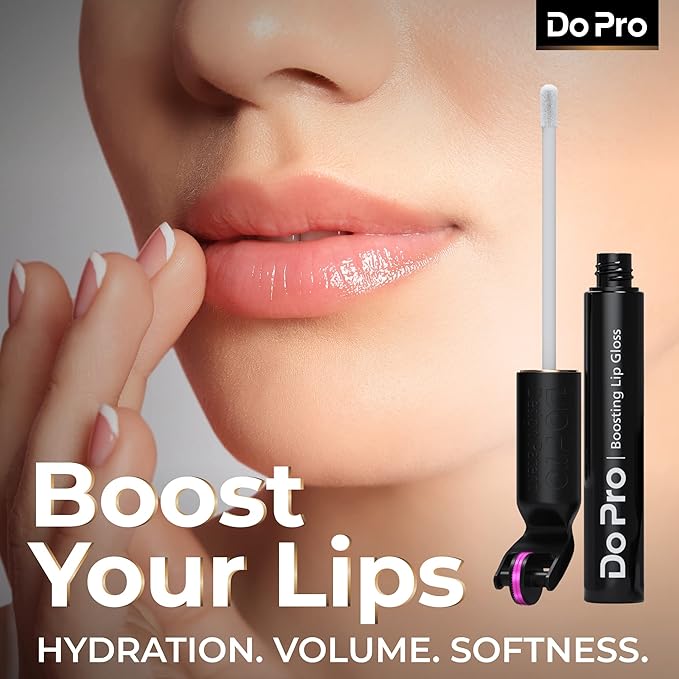 Gentle Lip Lift Stick Boost-In - Plumper Stick with Anti-Aging Stimulating Roller, Plumping Lip Stick with Hyaluronic Acid, Collagen, Vitamin C & E - Volumizing & Hydrating Lip Plumping Serum - 5ml