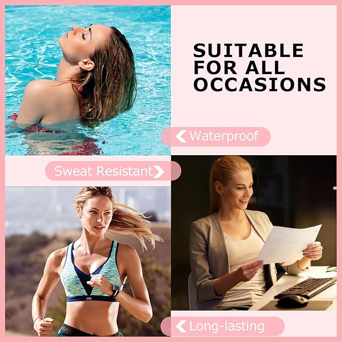 Eyebrow Color Kit with Brow Color & Eyebrow Pencil, 2-in-1 Natural Effects Eyebrow Makeup Set, Easy & Safe to Use 10ml - Dark Brown