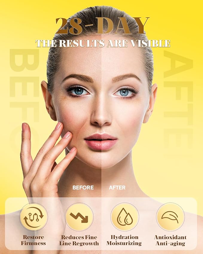 3% Retinol Cream Face Moisturizer, Anti Aging Neck Firming Cream with Collagen, Day & Night Face Cream with Hyaluronic Acid, Lifting & Tightening Wrinkle for Women & Men (1.51 Fl Oz (Pack of 1))