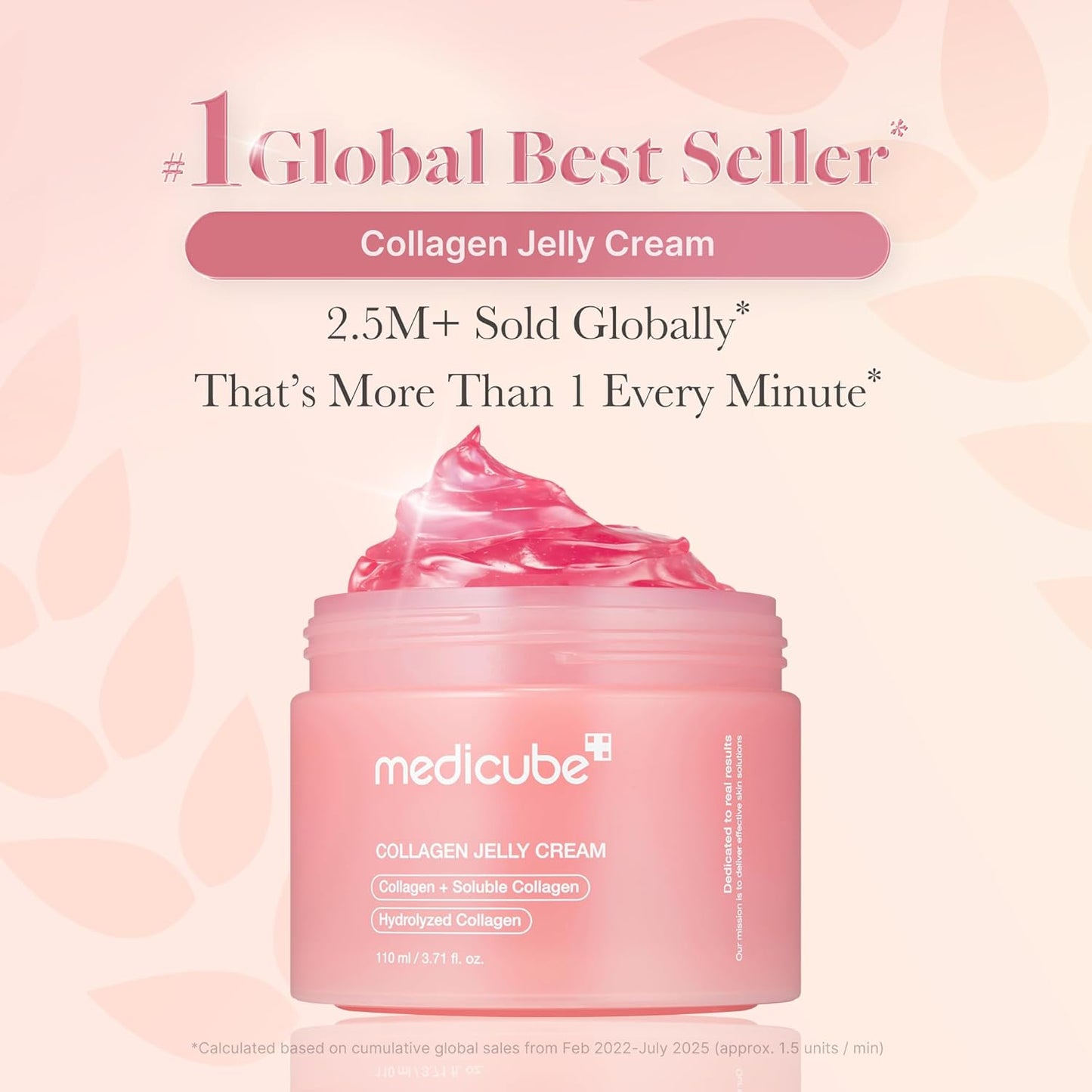 medicube Plump and Radiant Pink Duo: Mini Booster Pro Pink and Collagen Jelly Cream, 3.71 fl.oz. (110ml)