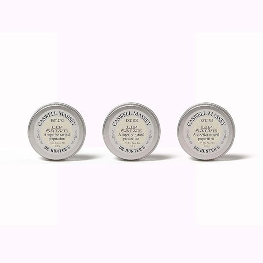 Dr. Hunter’s Lip Salve - All Natural Lip Balm And Moisturizer For Dry, Cracked And Chapped Lips - 0.55 Ounce (3 Pack)