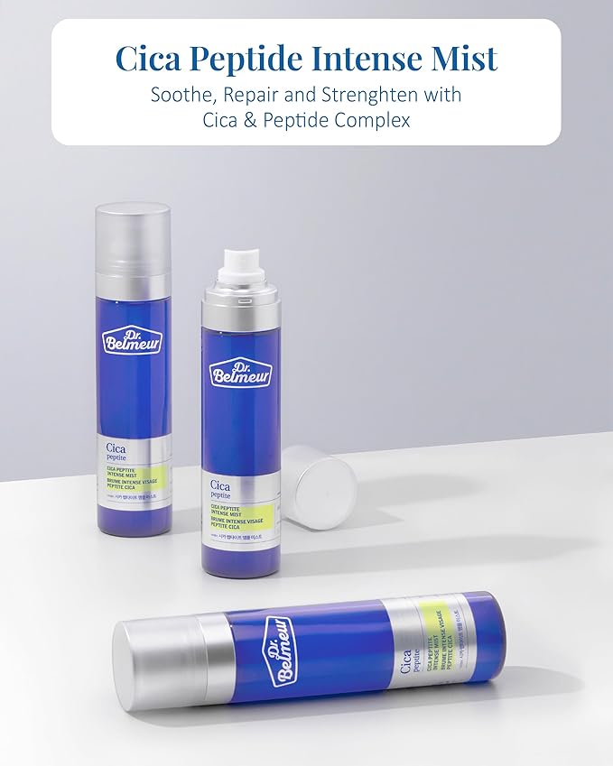 Advanced CICA Intense Mist for Sensitive Skin (4.1fl oz) - Ultra Fine Mist for Soothe, Hydrate. Korean Skin Care. Centella Asiatica, Betaine.