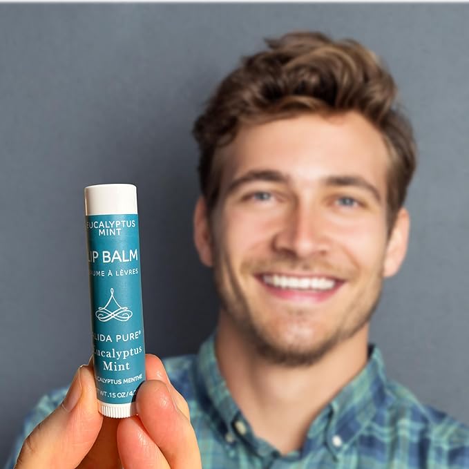 Fruit Mint Lip Balm Collection, Vegan Lip Balm Set, Bees Wax Free, Coconut Oil Free, Avocado Oil, Organic Jojoba Oil, Vitamin E, Natural Moisturizer For Dry Cracked Lips, 3 Tube Set