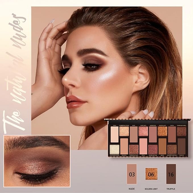 All in One Makeup Kit for Women Full Kit, Kit de Maquillaje para Mujer Included 16 Colors Eyeshadow Palette, Brushes, Mascara, Eyeliner, Lipstick Palette, Contour Stick